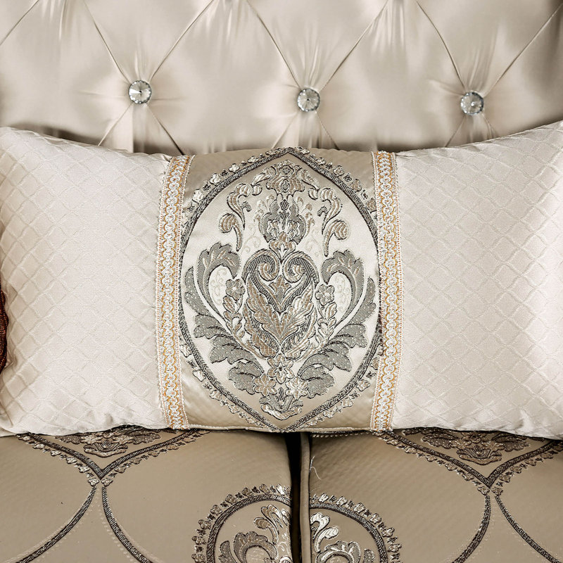 Canapé Barbato, Beige, H 44,5 po x l 90,25 po x P 38,25 po