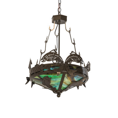 2 - Light Timeless Bronze Unique/Statement Pendant