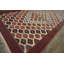 Tapis en coton terre Dhurrie Kilim
