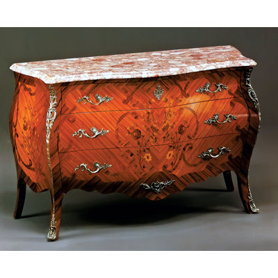 Bombay 55'' Wide 3 Drawer Sideboard