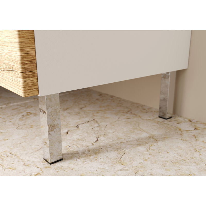  Teramo 60Cm W x 97Cm H x 34Cm D Free-Standing Bathroom Cabinet