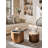 Alvertia Modern Wood Coffee Table set , End table, side table,Ottoman,nesting table-635033617-657995730