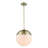 Martina 1-Light Dimmable Metal and Glass Pendant with Adjustable Height-86771885-86771890