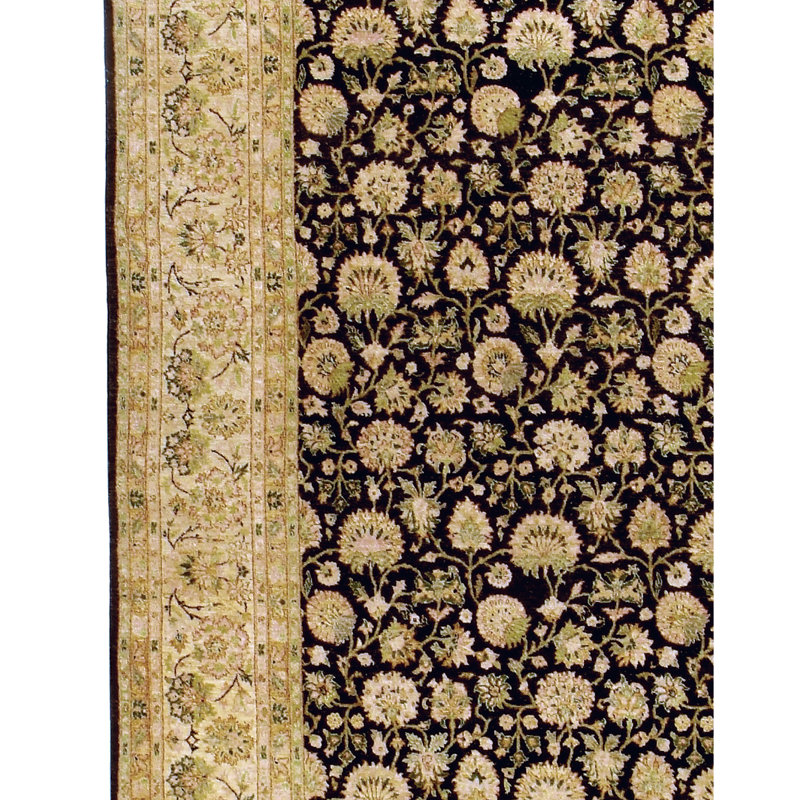 Wool Oriental Area Rug, Rectangle 4' x 6'