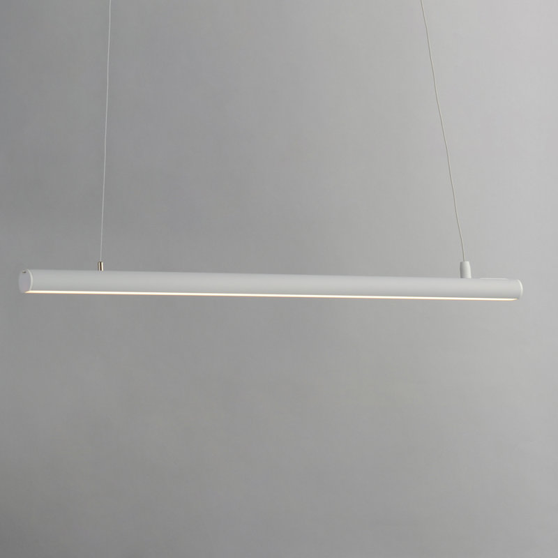 1 - Light LED Unique/Statement Pendant, White