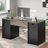 Labelle 59" W Rectangle Executive Desk -499855739