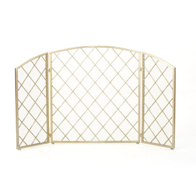 Schumacher Iron Fireplace Screen