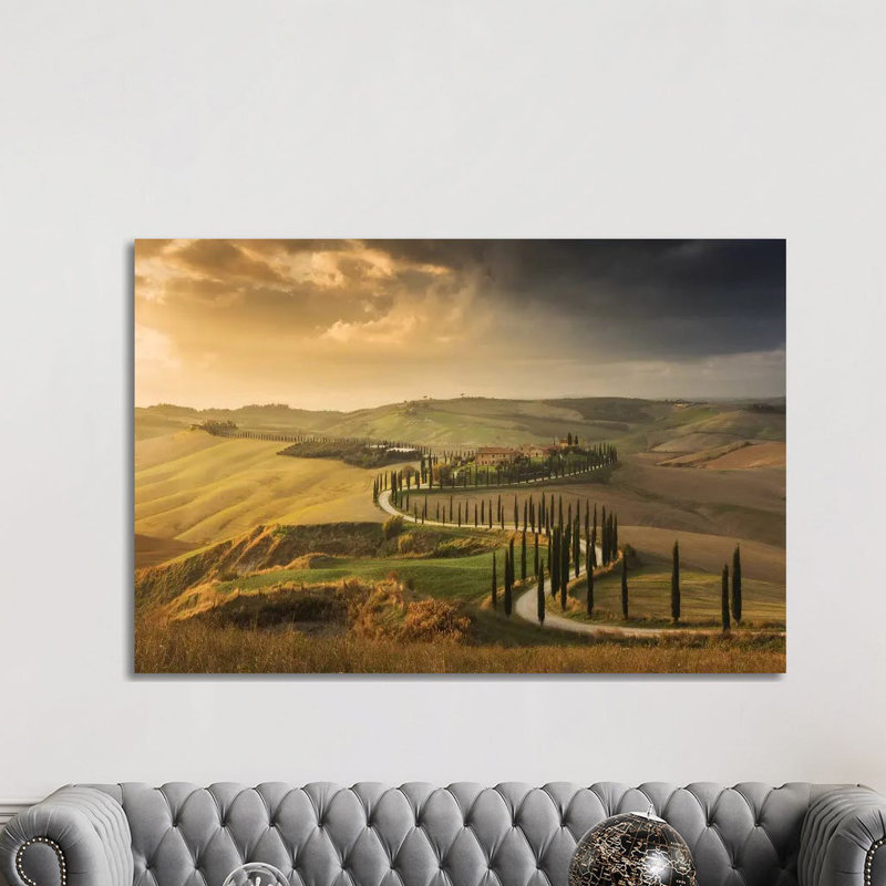 Tuscany 1 Piece Wall Art on Canvas, 20.32 cm H x 30.48 cm W, Wrapped Canvas