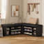 Banc à chaussures en L avec coussin-974541843