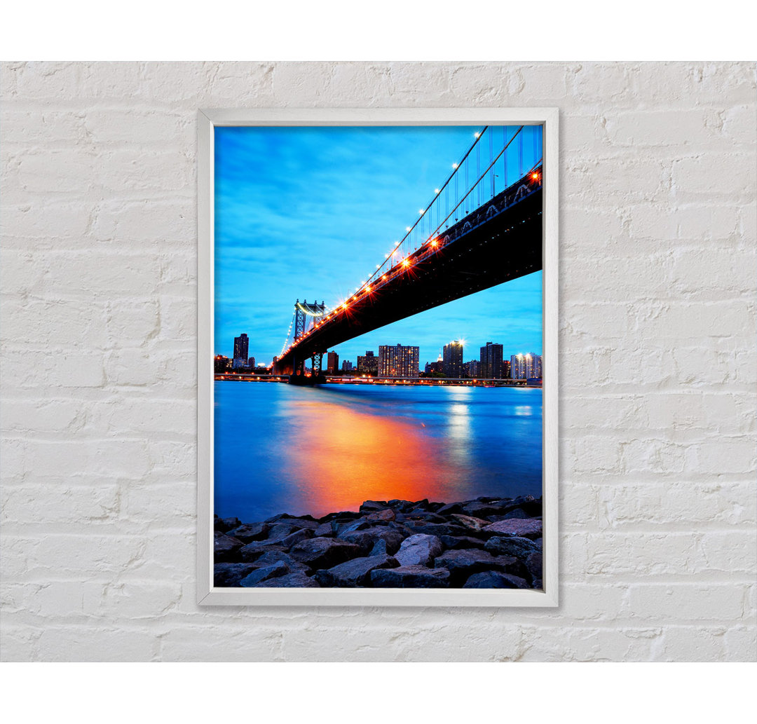 Sunset Harbour Bridge - Einzelbildrahmen Kunstdrucke auf Leinwand