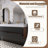 Walnut Bathroom Vanity With Glossy White Solid Surface Sink
