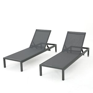 Caggiano 77.56'' Long Reclining Single Chaise