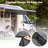 Yescom Fabric Black Cover Retractable Side Awning-67545499