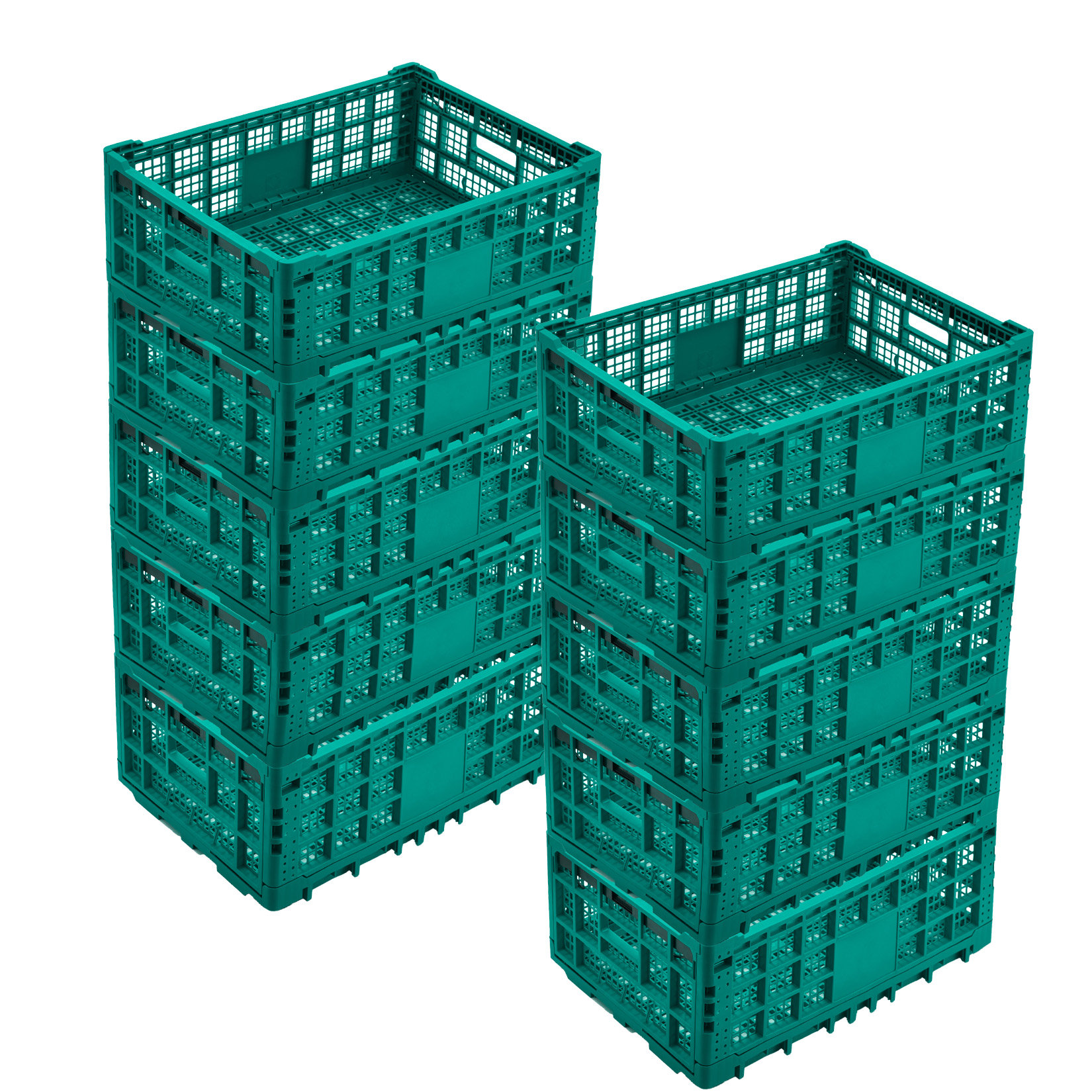 17 Stories 1/2/5/10 PCS 52L Large Stackable Plastic Storage Trays ...