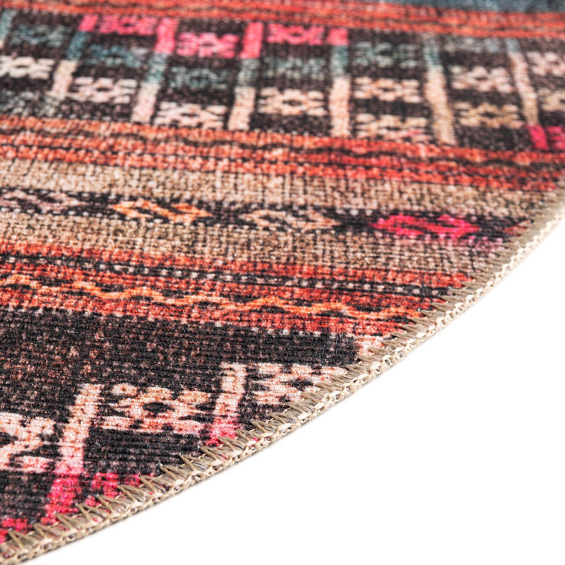Amilio Chenille Striped Indoor Rug