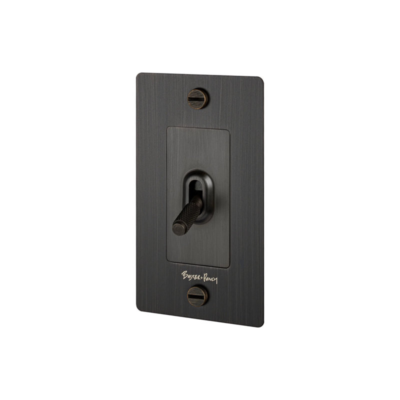 1G Toggle Switch / Logo, Bronze