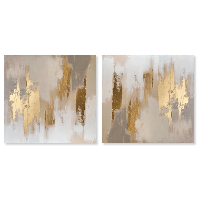 «Taylor's Gold II», ensemble de canevas chauds par Art Remedy, Toile tendue, H 20 po x l 20 po