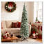 Arbre de Noël artificiel enneigé 9 pi