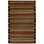 Seraband Wool Striped Area Rug in Brown