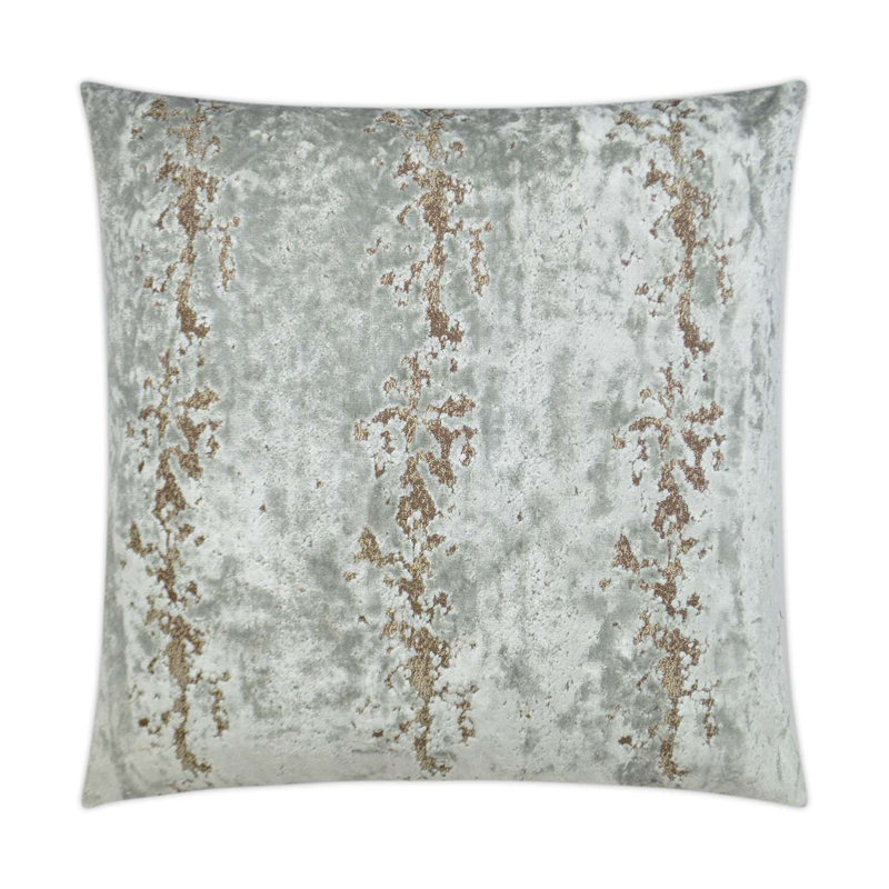 Stonewash Textured Throw Pillow, Square 22", Mist