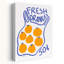 Oranges fraîches, art mural rétro-491735309