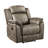 Comfortable Reclining Furniture In Sandy Brown Microfiber With Pocket Coils Chair Feature And High Foam Padding