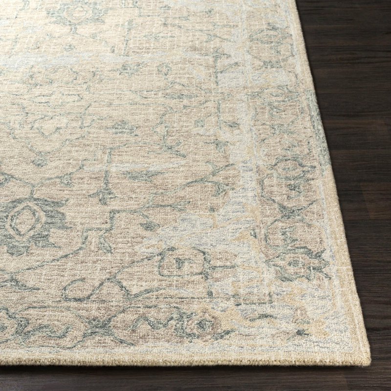 Waterville Hand Tufted Wool Abstract Indoor Rug, Rectangle 2' x 3'