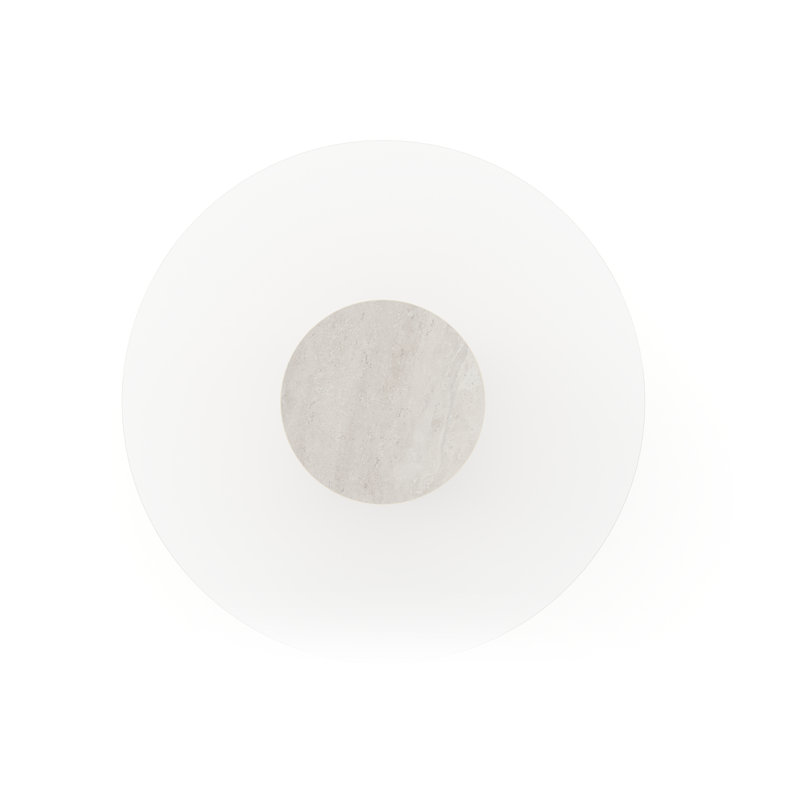 Caracole Round Stone Dining Table