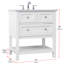 Ensemble de meuble-lavabo simple 30 po Bonsai-1489830449