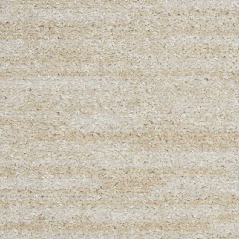 Tapis intérieur / extérieur ivoire / beige uni Mullican Sandy, Tapis de couloir 2 pi x 6 pi