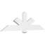 Kennewick Architectural Grade PVC Gable Bracket-44774074-44774351