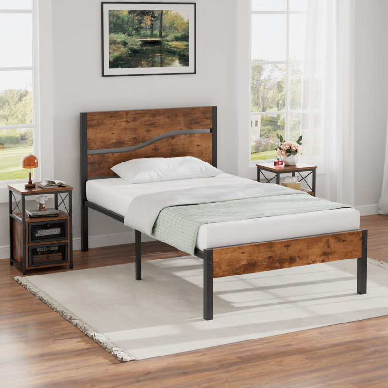 Jesstin Steel Piece Bedroom Set, Full/Double, Brown