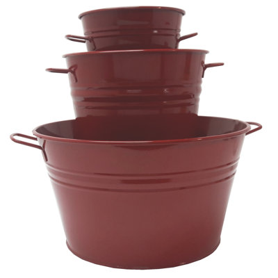 Reposa Metal Pot Planter