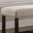 Counter Height Dining Bench With Nailhead Trim-2007875222