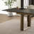 Rectangular Extendable Dining Table With Sintered Stone, Black (78"-118")