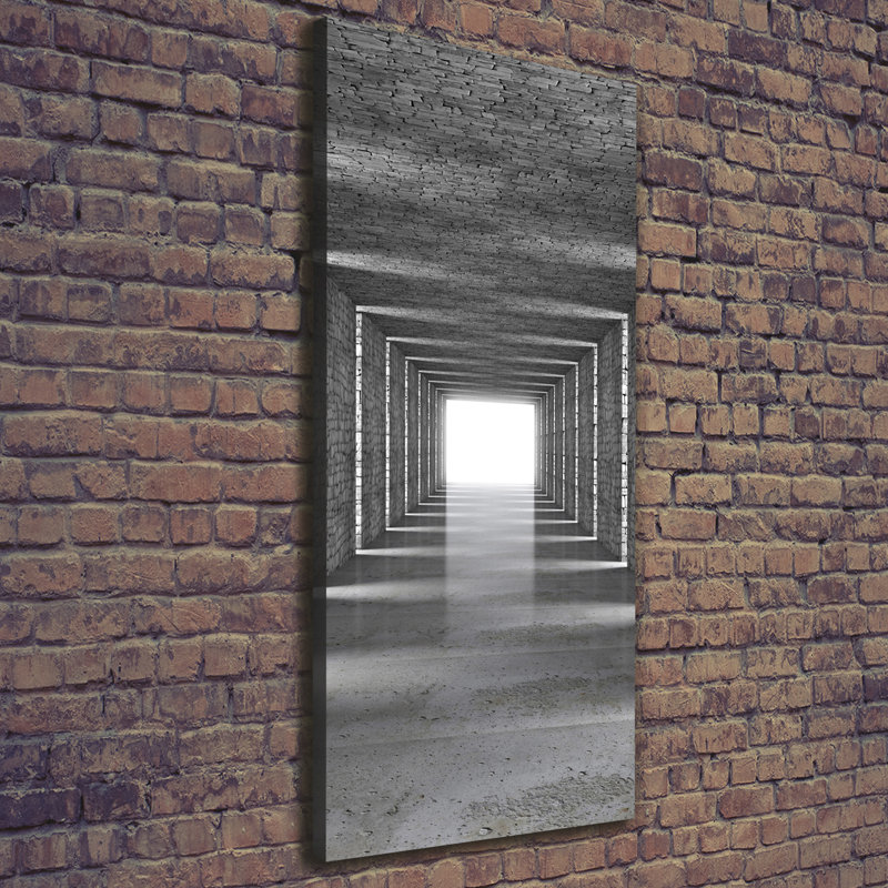 Brick Tunnel - Wrapped Canvas Print