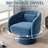 Nailhead Swivel Barrel Chair,Set of 2-1186168333