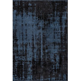 Rapture Black Blue Luxury Area Rug
