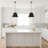 16 inch Diameter Integrated LED Black Pendant