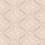 Lady Charlotte Timbre Damask 10' L x 25" W Peel and Stick Wallpaper Tile