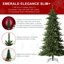 Sapin de Noël mince pré-éclairé 7,5 pi