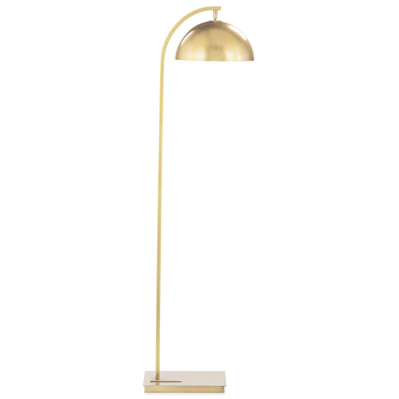 Lampe sur pied Otto, Laiton naturel