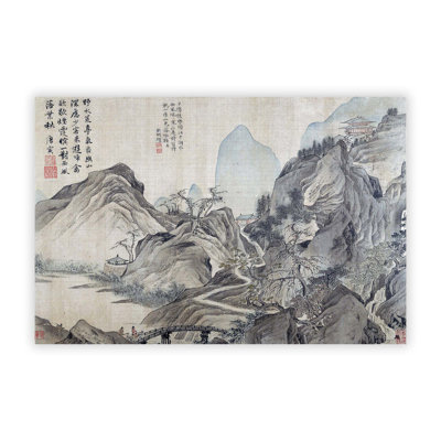 Landscape by Tang Yin - Frameless Print