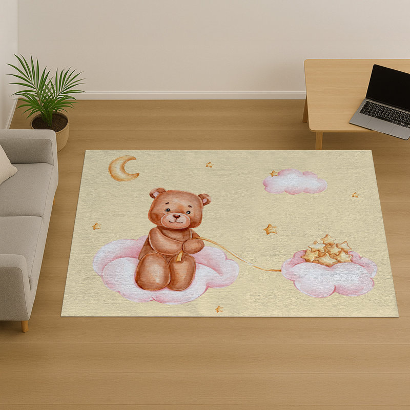 Geometric Shapes Area Rug, Rectangle 155 x 230 cm