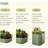 17" Tall 24" Wide Round Metal Outdoor Raised Garden Bed (Set of 2)-578984160