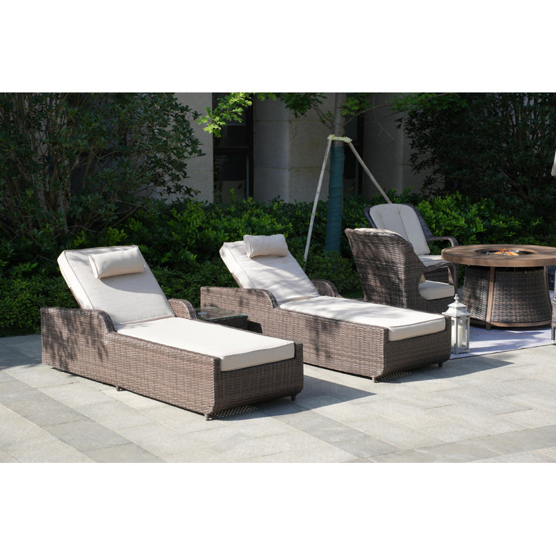Areefa 6 - Person Patio Conversation Set with Cushions
