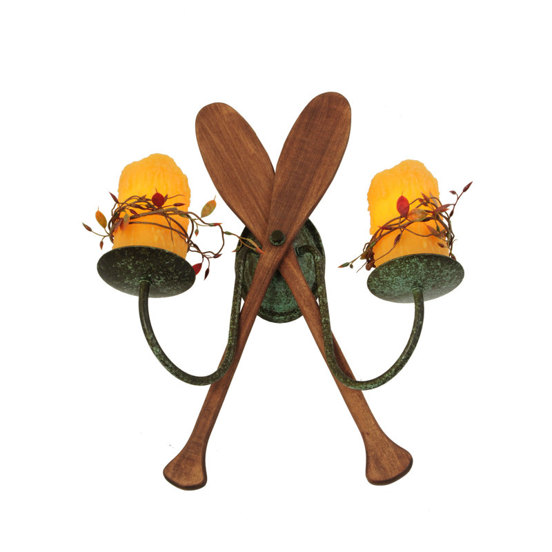 Rustic Lodge 2 - Light Armed Sconce