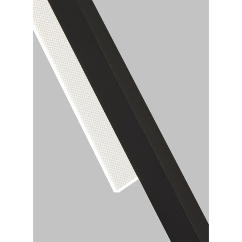 Klee 1 - Light LED Armed Sconce, Nightshade Black