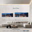 «Philadelphia Boathouse Row», reproduction d'art sur toile-696555468