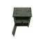 Table d'appoint 24,44 lb, placage antique, avec rangement pour accessoires de chambre à coucher et de salon Options fonctionnelles en placage